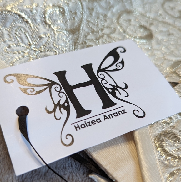 Bridal steel boned corset - gold beige - Picture 4 of 13